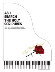 AS I SEARCH THE HOLY SCRIPTURES ~ SATB w/organ acc 